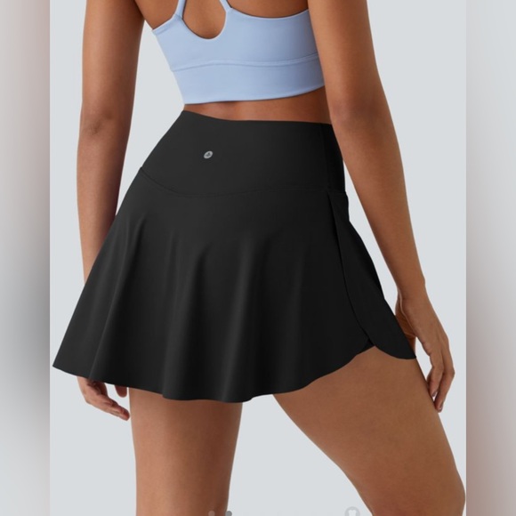 NWOT Everyday Softlyzero™ Airy Crossover 2-in-1 Mini Skirt black - Picture 3 of 8